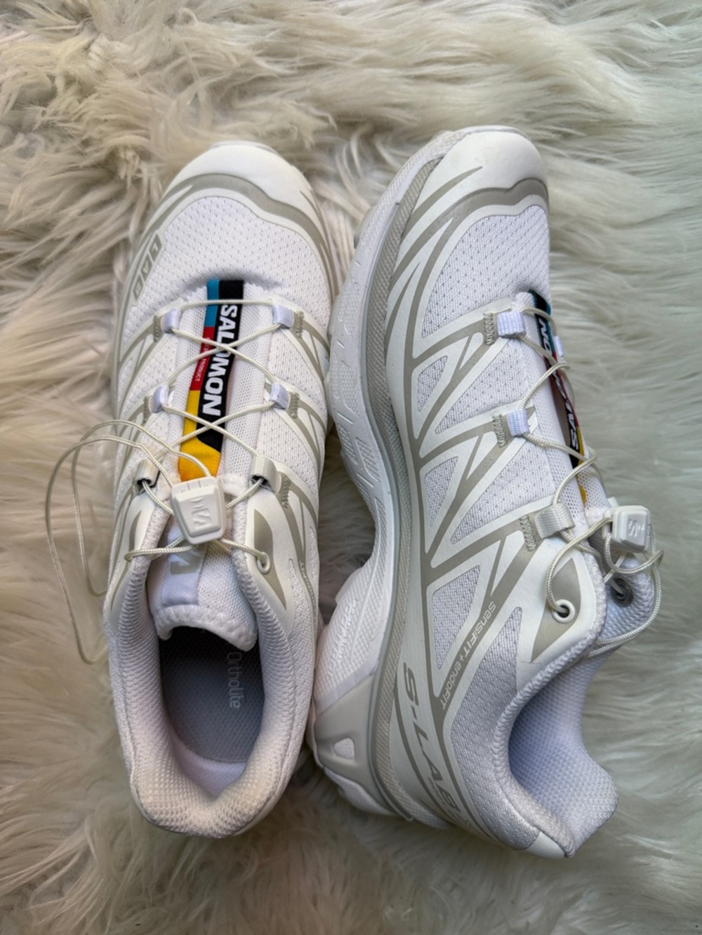 Salomon XT-6, White/Lunar Rock